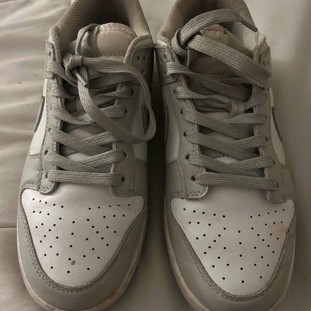 Nike Kids Gray and White Sneakers